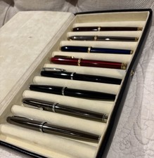 Barrington Pens (8) Various Colors Some with Logos Need Ink Refills NWOT picture