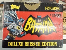 Topps 1989 Batman 1966 Deluxe Reissue Edition 143 Card Set, Sealed Box picture