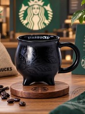 Starbucks 2026 Halloween Cauldron 14oz Black Mug New Release picture