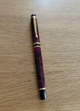 PILOT Grance 14K-585 F Fine Fountain Pen Ruby Red Marble Japan picture