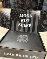 BOX #1 Unopened Lions Not Sheep Black Box + Black Box Tshirt + LNS Flag picture