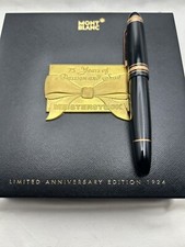 Montblanc 75th Anniversary 149 FP , LE 1924, 18K M Nib-Exc. Condition picture