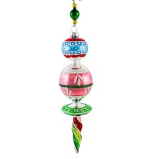 December Diamonds Pastel Sphere Tree Ornament Vintage-Looking picture