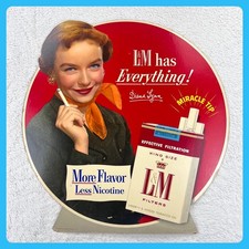 1950s L&M Cigarettes Vintage Advertising Sign 20