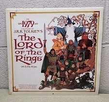 Vintage J.R.R Tolkien Calendar 1979 JRR Hobbit Lord of the Rings United Artists picture