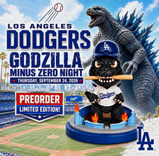 Los Angeles Dodgers Godzilla Minus  Limited Edition Bobblehead 2026 9/24/26 picture