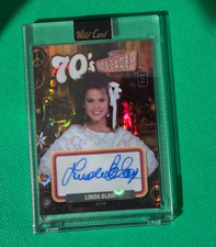2024 Wild Card Decades Linda Blair Signature Foil 1/1  AUTO picture