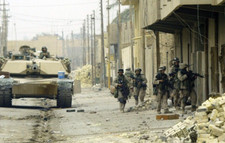 Desert Storm Photo   --- Soldier On The Move picture