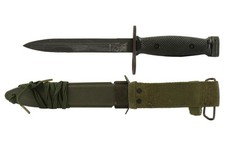 Original Colt M7 Bayonet w/ Scabbard Used Very Good-Excellent US Mil - 1432930 picture