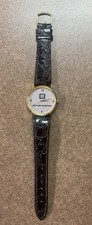 Rare Vintage Butler Aviation Promotional Watch Genuine Leather Band Clean picture