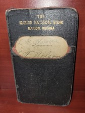 Vintage 1920's Marion National Bank - Marion Indiana Savings Account Book picture