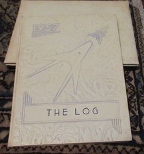 Vintage The Log yearbook Forest Indiana 1957 picture