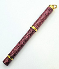 VNT Waterman Lady Charlotte Fountain Pen, Pink Cyclamen Marble, Ring Top, France picture