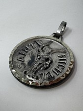 Vintage French  ARCHANGEL ST MICHAEL Metal; large  picture