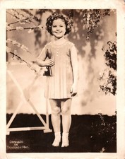 1930s HOLLYWOOD CUTE SHIRLEY TEMPLE STUNNING PORTRAIT ADVERTISING PHOTO MA82 picture