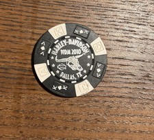 RARE Harley-Davidson 2010 Winter Dealer Meeting Poker Chip Dallas, TX Exclusive picture