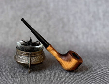 smoking tobacco mini wooden handmade pipe gift for him picture