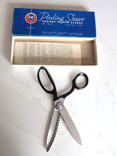 Boye-Vintage Pinking Shears- Original Box Model A Size 8 ” - Chrome Plated picture