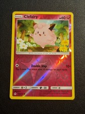 REVERSE HOLO Pokemon TCG Sun & Moon Unbroken Bonds Card Clefairy 132/214 picture