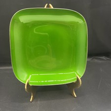 Reed And Barton Kelly Green Enamel/ Silverplate Trinket Jewelry Catchall Dish picture