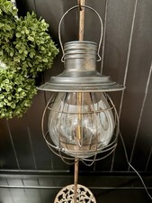 NIB Holiday Living VTG Designed LED Hanging Indoor Halloween Lantern 2-Settings picture