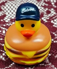 ONE (1) Culver's New Limited Edition Promo RUBBER DUCK - CHEESE BUTTER BURGER picture
