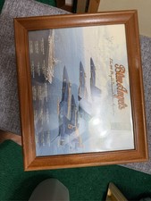 1999 US Navy Blue Angels Flight Demonstration Squadron Framed Lithograph picture