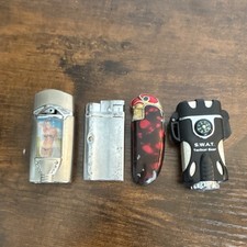 4 Vintage Lighter Lot, Ready For Fuel picture