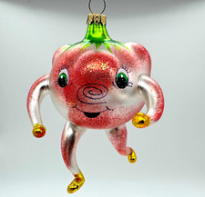 Vintage 1993 Christopher Radko Italian Tutti Frutti Tomato Ornament picture