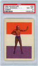1956 Adventure Jack Johnson--- #32 PSA 8 picture