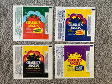 Set of 4 1977-78 Topps Charlies Angels TV Show Wrappers Only Ex picture