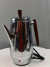 Vintage Wear-Ever Hall-ite electric coffee percolator Model 2097 MCM READ picture