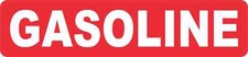 9in x 2in Gasoline Vinyl Sticker Car Truck Vehicle Bumper Decal picture