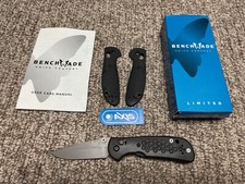 Benchmade 556-1303 Mini Griptilian With Black Wilkins Grips Limited 192 of 500 picture