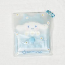 MINISO x Cinnamoroll Makeup Mirror Comb Set Sanrio Daisy Clear Pouch Portable picture
