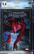 Spider-Man #1 Variants – CGC 9.8 WHITE – Ross, Kirkham, Lee, Crain picture