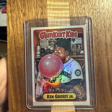 Glunkert Kids Ken Grossly Jr Griffey Marianers  Gpk Parody Art Card Bubble /99 picture