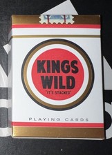 Kings Wild Playing Cards Vol 7 Table Players 62/90 Signed Scarlett Gilded  picture