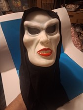 Vintage Easter Unlimited Female Vampire Vampira Mask Rare Phantom Ghostface picture