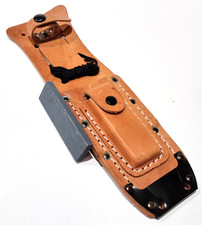 OKC USA Air Force 1 Combat Survival Leather Knife Sheath 1499 + Sharpening Stone picture