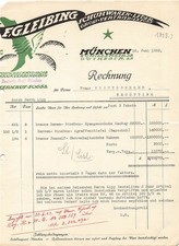 Old Invoice - F.G. Leibing Munich 1923 Inflation German Reich picture