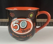 50 Years Better Than Ever Coffee Mug Papel Giftware Encore 50th Birthday Cup picture