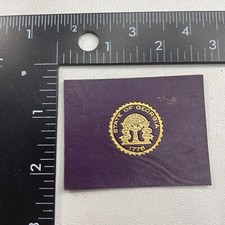c 1910s STATE OF GEORGIA Tobacco Leather Premium 28Y8 picture