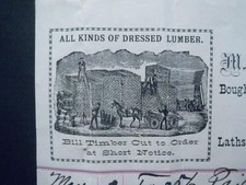 1906 Manchester Virginia  B. M. ROBERTSON & CO Lumber Billhead picture