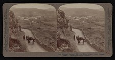 Kilcar County Donegal Ireland 1903 Mountain Roadway Over Village Stereo View picture