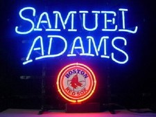 Boston Red Sox Samuel Adams Neon Sign Beer Bar Gift 17