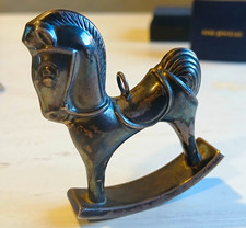 R.m Turkish Sterling Silver Rocking Horse Figurine 1976 18.80g Polished picture