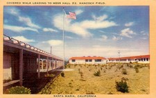 HANCOCK FIELD MESS HALL, SANTA MARIA, CA, VINTAGE POSTCARD (EN1328) picture