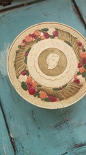 VTG Grandma's Sewing Box Tin Full Of Notions SEWING KIT picture