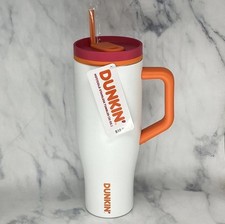 2025 Dunkin NEW Hot/Cold Stainless Tumbler Handle 32 oz **FREE GIFT W/PURCHASE* picture
